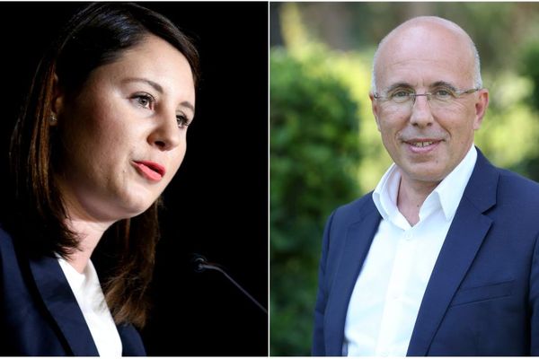 Marine Brenier et Eric Ciotti, tous deux députés des Alpes-Maritimes.