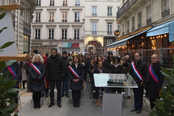 Une cérémonie a eu lieu en hommage aux victimes de la rue de Trévise. Une explosion avait fait 4 morts et 66 blessés le 12 janvier 2019.