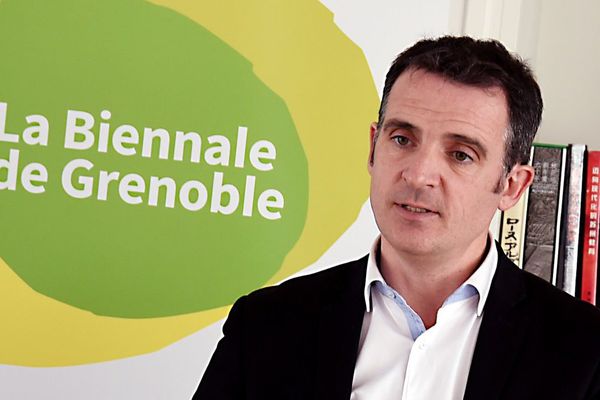 Eric Piolle le 26 janvier 2017 lors des voeux de la Ville de Grenoble.