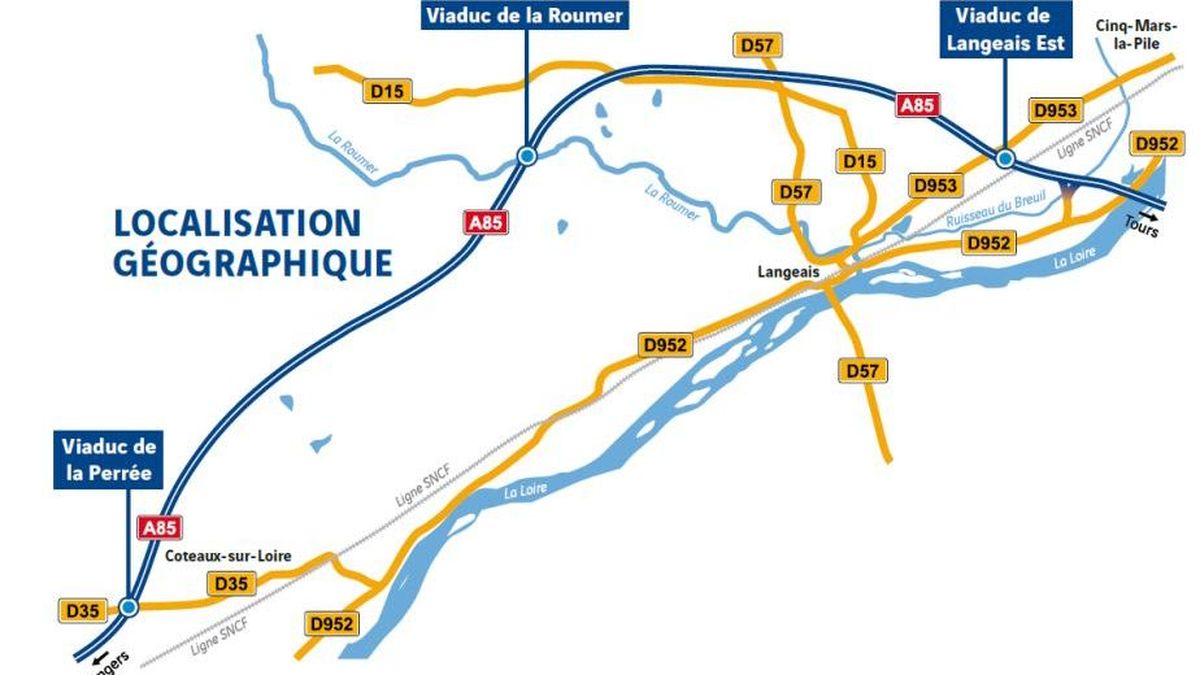 Indre Et Loire Fermeture De L A85 Au Niveau De Langeais