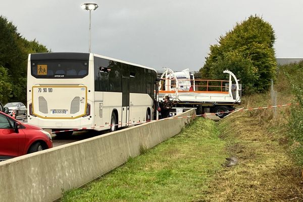 Cet accident entre Reims et Rethel a créé un gros embouteillage