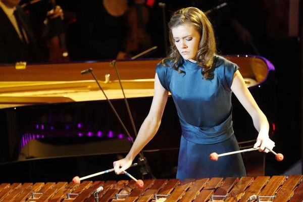 Adelaïde Ferrière lors des 24es Victoires de la musique classique mercredi 1er février 2017.