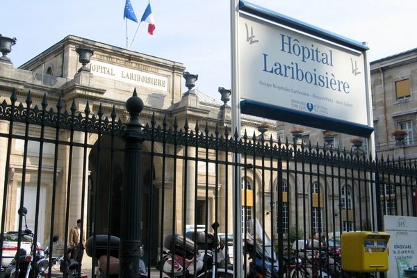 L'hôpital Lariboisière à Paris.