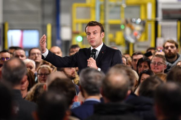 La dernière venue d'Emmanuel Macron à Dunkerque remonte à 2020, pour visiter l'usine AstraZeneca.