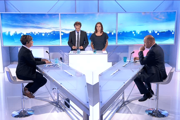 Avant le second tour des législatives débat sur le plateau de France 3 Bretagne : le premier duel opposait Nolwenn Vahé (LREM) face à Thierry Benoît (LR-UDI) pour la circonscription de Fougères