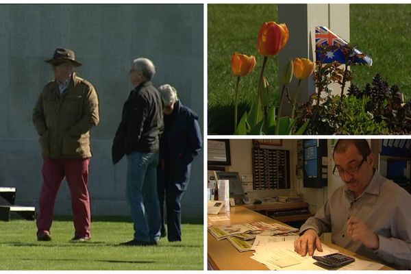 Les Australiens seront moins nombreux cette année dans la région pour l'Anzac Day 