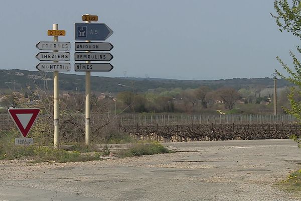 A Fournès (Gard), le site envisagé pour la construction d'une plateforme logistique.