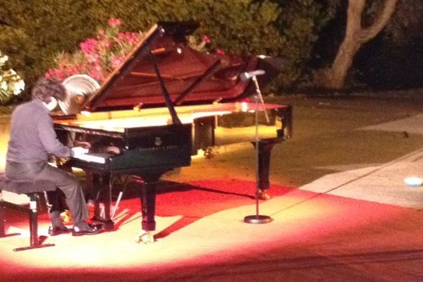 Sergio Tiempo a inauguré le festival des Nuits du piano d'Erbalunga samedi 30 juillet.