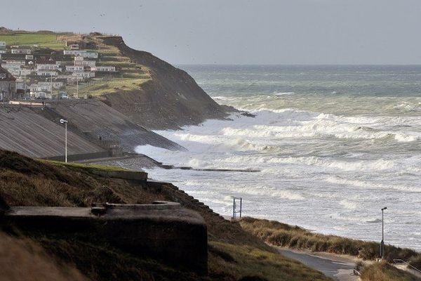 Le littoral de Boulogne-sur-mer, près duquel les migrants ont été repêchés 