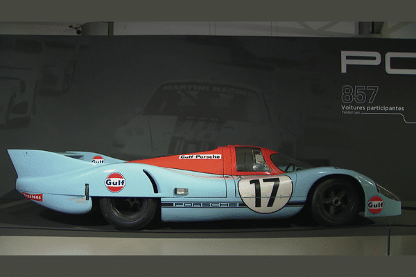 Exposition de la légendaire Porsche 917 au musée des 24h du Mans