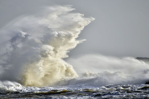 La tempête aux Sables d'Olonne le 9 février 2016