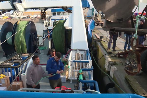 L'armement "La houle" de Saint Guénolé-Penmarch dans le Finistère vient d'acquérir le chalutier Astrid pour pêcher la langoustine en mer d'Irlande.