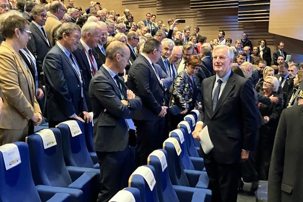 Michel Barnier à Angers, le 15 novembre 2024