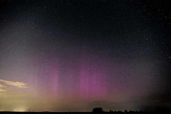 Lucas Bouhier a choisi un lieu à l'écart de la pollution lumineuse, à l'ouest de Provins, pour réussir ses photos.