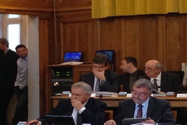 Arnaud Montebourg à la dernière session plénière du conseil général en 2014