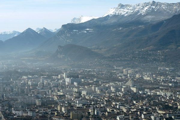 Grenoble photographiée depuis La Bastille en 2014. (Photo d'illustration)