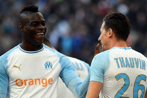 Balotelli et Thauvin, auteurs des deux buts marseillais