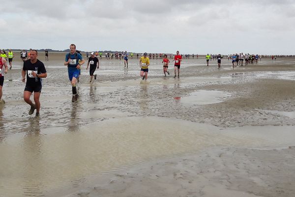 Une traversée de la Baie de Somme, à chacun son rythme. 