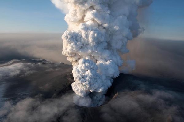 le volcan islandais Bárdarbunga à l'origine de la pollution aux particules fines sur notre région.