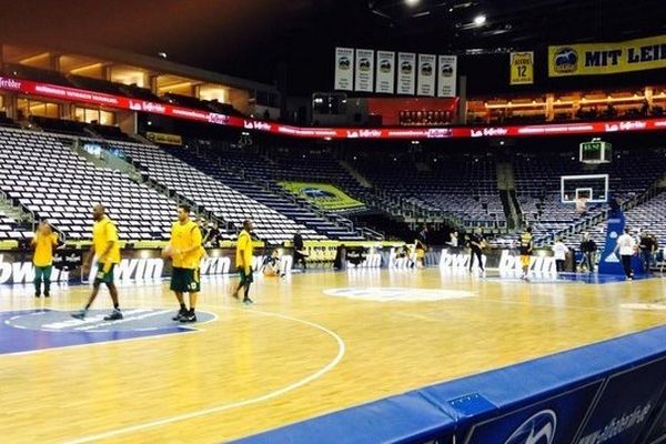 Le CSP lors de l'entraînement à Berlin le 6 novembre 2014.