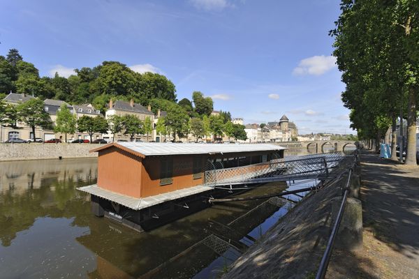 Le bateau-lavoir Saint-Julien à Laval, à voir lors des Journées européennes du patrimoine 2023