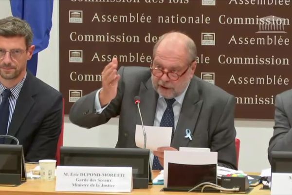 Le garde des Sceaux était auditionné mardi par la commission des lois sur les crédits de la mission "Justice" du projet de loi de finances pour 2024.