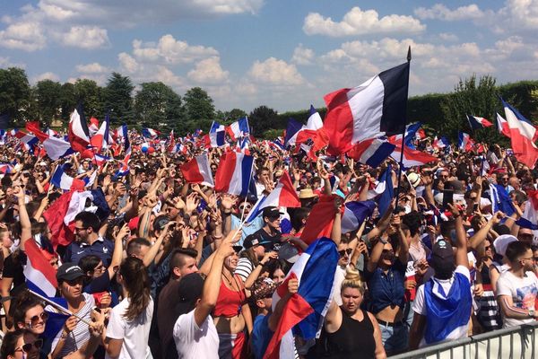 La fan zone de Poitiers