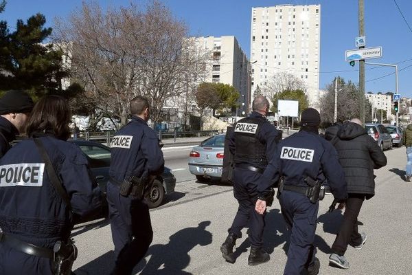 Le 9 février dernier, les forces de l'ordre ont bouclé le quartier de la Castellane après des tirs de kalachnikov.