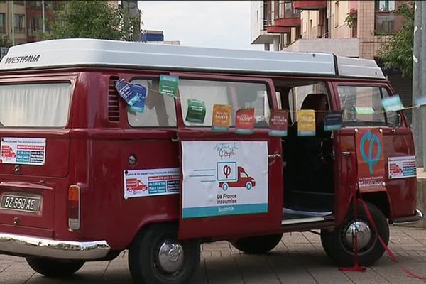 La caravane insoumise fait étape à Besançon ce mercredi 16 août. 