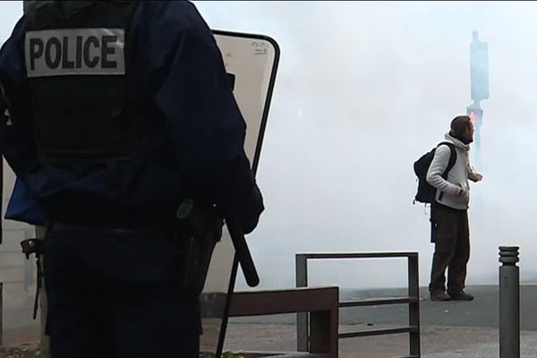 26 janvier 2019 : affrontements à Rouen lors de la manifestation des gilets jaunes