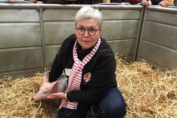 Pascale Bloc'h au Salon de l'Agriculture à Paris