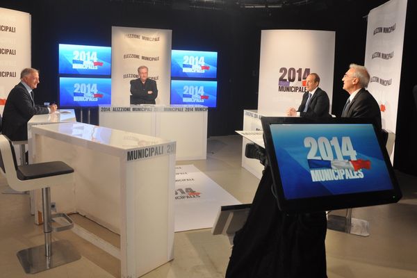 Débat du second tour des municipales à Ajaccio (avec les trois candidats: Simon Renucci, Laurent Marcangeli et José Filippi), le 26 mars à 20h40 sur ViaStella