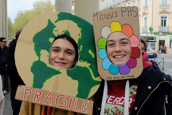 Manif de jeunes pour le climat organisée par le collectif Youth for Climate. (Archives 5 avril 2019).  