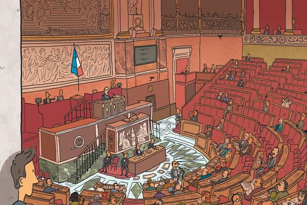 L'album Palais Bourbon, signé Kokopello est édité par Dargaud.