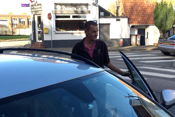 Régis Joly et sa nouvelle voiture