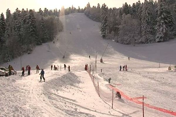 avec la neige, le domaine est tout de suite plus sympa...