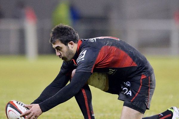 Jerome Porical (LOU Rugby) - Matmut Stadium durant la rencontre contre le Racing Metro (31/1/15)