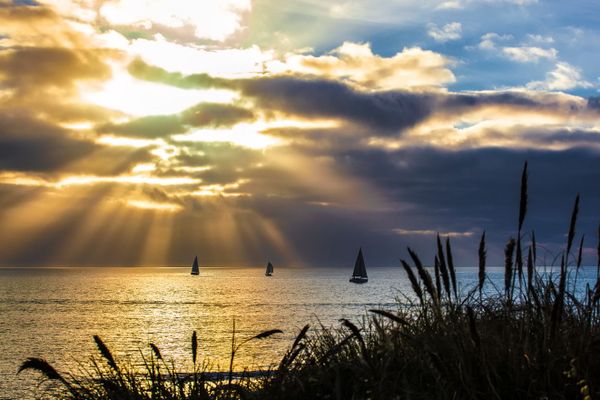 Reflets sur la côte bretonne