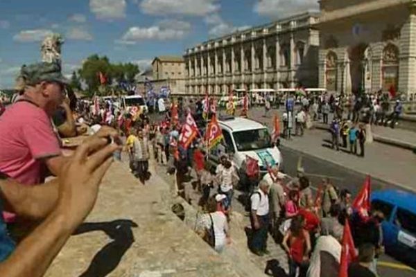 Montpellier - manifestation contre la réforme des retraites - 10 septembre 2013.