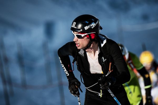 Kilian Jornet, en 2018, à Arêches-Beaufort.