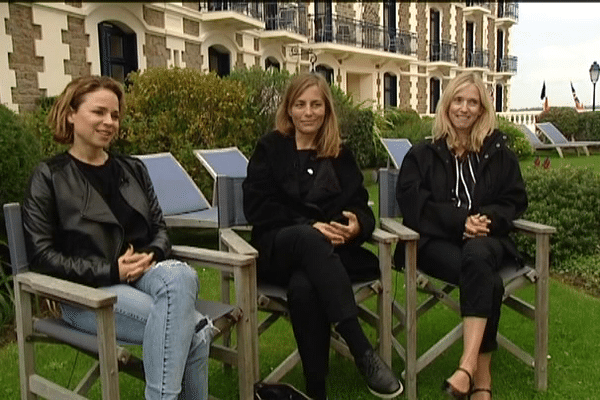 Les actrices Suzanne Clément, Sophie Duez et Léa Drucker, membres du jury du Festival du Film Britannique de Dinard