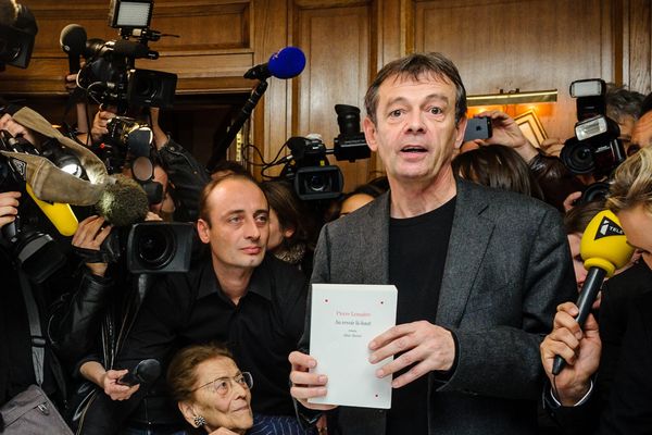 Pierre Lemaître, lauréat du prix Goncourt 2013, le 4 novembre dernier