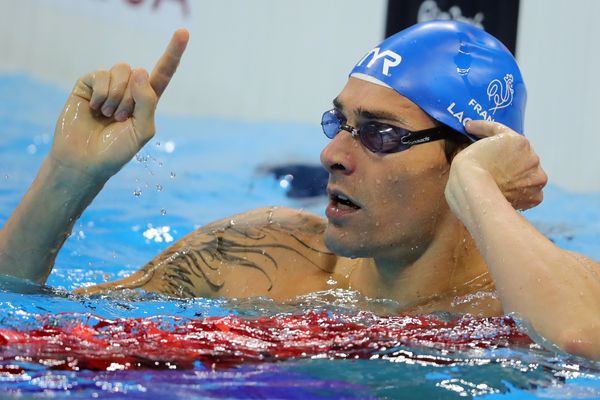 Camille Lacourt s'est qualifié pour la finale du 100m dos à Rio - 8 août 2016