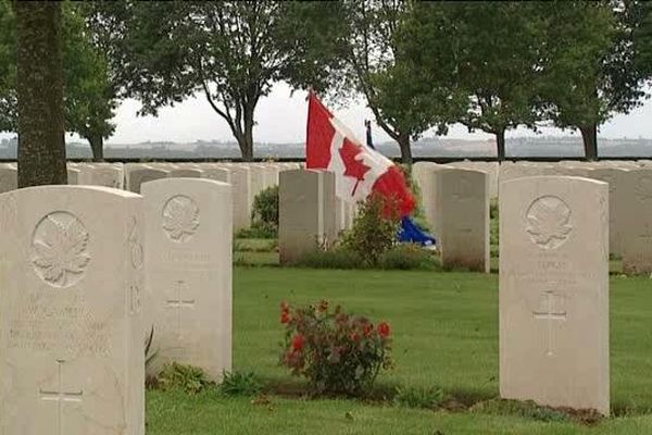 Le cimetière canadien de Cintheaux, dans la plaine de Caen