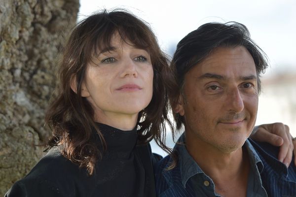 Charlotte gainsbourg et Yvan Attal présents à Angoulême pour présenter le film d'Yvan Attal "Mon Chien Stupide" pour l'ouverture du 12ème festival du Film Francophone.