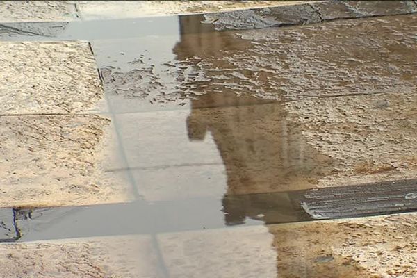 La pluie est toujours présente