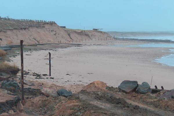 Sur le littoral vendéen, le recul du trait de côte s'intensifie après les tempêtes de l'automne