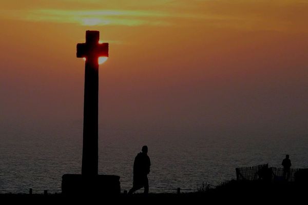 Le temps de faire une croix sur ce soleil exceptionnel de Février 2019 est venu,
Pointe Saint Mathieu. Plougonvelin (29)