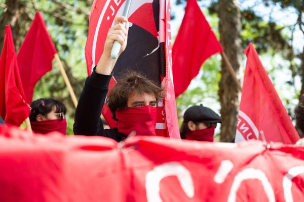 Manifestations dans toute la France ce dimanche 1er mai. Rennes, Bretagne.