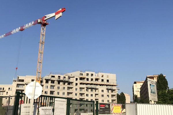 Le chantier de la Cité internationale  de la gastronomie et du vin de Dijon